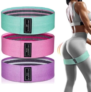 Exercise Workout Bands,Resistance Bands for Women, Booty Bands for Legs and Butt - Picture 1 of 6