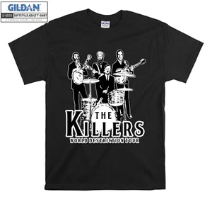 The Killers World T-shirt Destruction Tour T shirt Men Women Unisex Tshirt 6007 - Picture 1 of 7