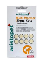 Aristopet Multi Wormer Worming Tablets for Dogs Cats Puppies & Kittens  - 8 Pack