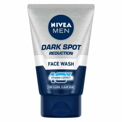 NIVEA Men Face Wash Dark Spot Reduction Clean & Clear Skin 10x Vitamin C100g - Image 1 of 4