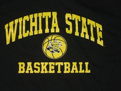 WSU WICHITA STATE University  SHOCKERS BASKETBALL T-Shirt NWT sz..  SMALL - Image 1 of 4