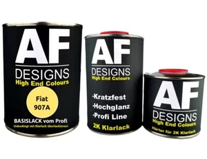 2,5L Basislack Set Fiat 907A Lemon Klarlack Härter Autolack spritzfertig - Bild 1 von 1