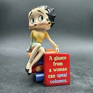 Betty Boop Figurine A Glance Can Speak Volumes It’s A Girl Thing Danbury Mint - Picture 1 of 9