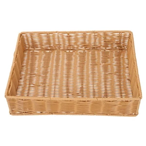 Easter Fruit Bowl Picnic Basket Wicker Woven Basket Fruit Storage Basket - Picture 1 of 12