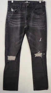 Jeans 7 For All Mankind Paxtyn Distressed Straight Uomo 30 Grigio - Foto 1 di 10