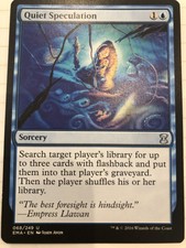 Quiet Speculation 68/249 Uncommon Near Mint MTG Eternal Masters EMA