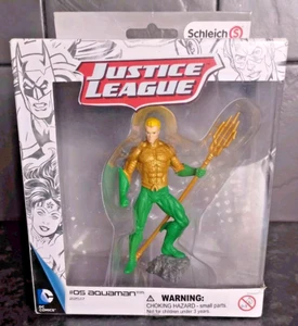 Schleich Aquaman DC Heroes Justice League Figure #05 22157 Boxed New And Sealed - Picture 1 of 5