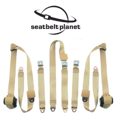 Oldsmobile Cutlass 1986-1987 Salón Conductor Pasajero Centro Banco Cinturón Kit Foto 1 de 4