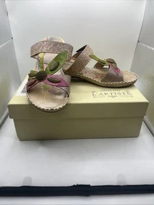 SpringStep L’Artiste Pola 8,5,39 pelle dipinta a mano lavorata a mano grigio - Foto 1 di 14