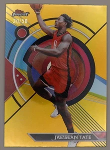 Jae'Sean Tate 30/50 2023-24 Topps Finest Common Gold Houston Rockets #73 - Picture 1 of 2