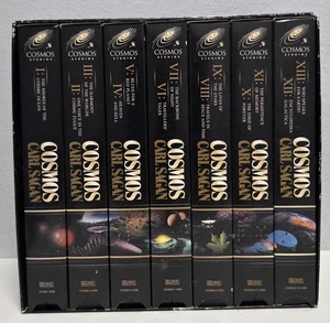 Cosmos: Carl Sagan (VHS, 2000) 7-Tape Collector's Edition - Picture 1 of 5