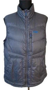 Outdoor Research Transcedent Down Vest Mens XL Gray Full Zip Ultralight Repair - Picture 1 of 14