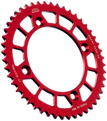 JT Racelite Aluminium Rear Sprocket - 42T Motorcycle ATV/UTV Street JTA210.42RED - Image 1 of 3
