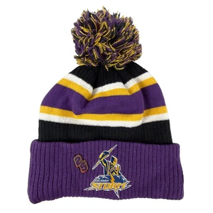 NRL Melbourne Storm New Era Beanie 25 Years With Pin - Bild 1 von 7