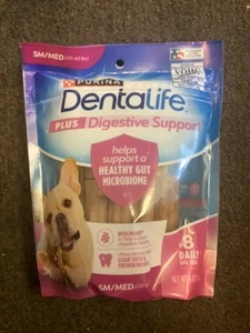 Purina Dentalife plus Digestive Support Sm/Med Dogs(20-40 LBS) 8ct Exp 8/25 - Picture 1 of 1