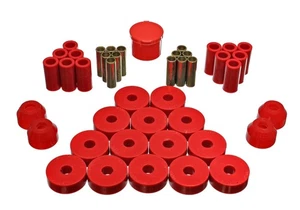 Energy Suspension for 55-75 Jeep CJ5/CJ6 Red Hyper-Flex Master Bushing Set - Picture 1 of 4