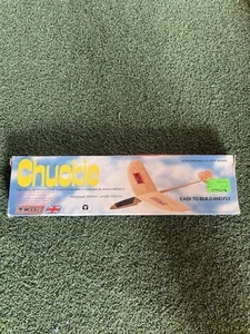 DPR MODELS CHUCKIE Plane Vintage Balsa Model airplane Kit Missing Decals Started - Picture 1 of 5