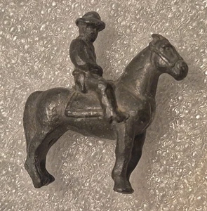 Caballo y jinete de plomo Tru-C de colección 2 1/4" L 2 1/4" T - Imagen 1 de 10