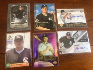 Brian Anderson Chicago White Sox RC Lot-2 Autos-Jersey-Minor League-UD- Super SP - Picture 1 of 2