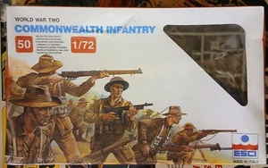 ESCI 1/72 SCALE WW2 COMMONWEALTH INFANTRY. BOXED, ON SPURE. - Picture 1 of 2