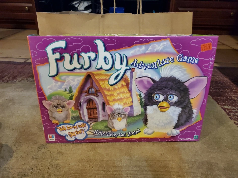 1999 Furby Adventure Game Milton Bradley Missing 1 Base
