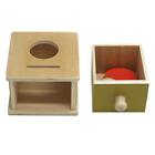 Wooden Ball Drop Toy Baby Development Toy Activity Game Early Learning for