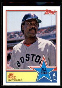 2013 Topps Archives 1983 All-Stars Jim Rice  #83-JR Boston Red Sox