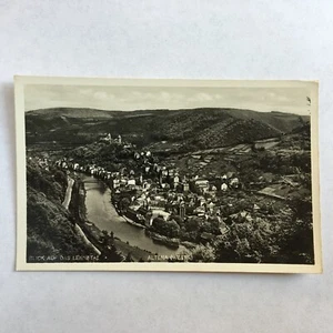 BLICK AUF DAS Lennetal Altena (West) Luftaufnahme Deutschland RPPC Postkarte - Bild 1 von 2