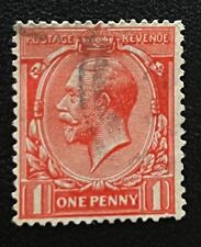 George V Great Britain Stamp One Penny