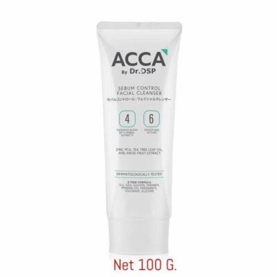 ACCA by Dr.DSP Sebum Control Facial Cleanser Oily Skin Natural Tea Exract 100 g. - Image 1 of 4
