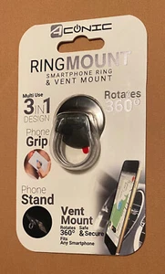 🟢FINGER RING GRID & STAND Vent Holder Multi Use 3-in-1 Design Rotates 360* A3 - Picture 1 of 12
