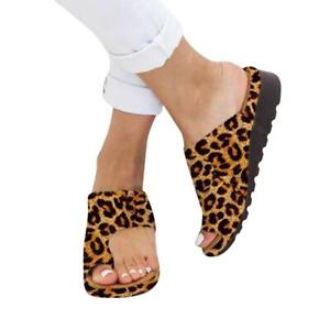 Women Summer PU Sandals Flip Flop Beach Shoes Platform US Size 6-11