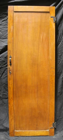22"x63 Antique Vintage Old SOLID Wood Wooden Interior Cabinet Pantry Closet Door Cover