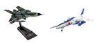 Set Of 2 Combat Aircrafts 1:100 Tornado Ids + Kawasaki T-4 Military Plane Lsd55