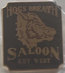 Hogs Breath Saloon Key West Bar Mascot Travel Souvenir Lapel PIN 7/8" x 3/4" New - Picture 1 of 1