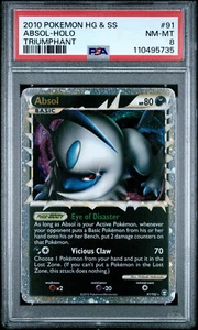 2010 POKEMON TRIUMPHANT ABSOL PRIME #91 ULTRA RARE HOLO PSA 8 NM #110495735 - Picture 1 of 2