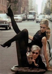 EDIE SEDGWICK ANDY WARHOL 1965 CHICA DE FÁBRICA A3 COLOR FOTO RETRATO REIMPRESIÓN - Imagen 1 de 1