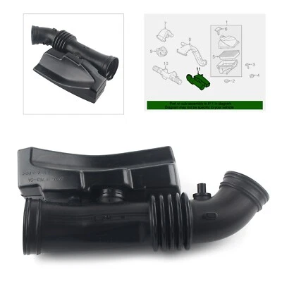 Mangueira de entrada de ar preta motor 1 peça para Jaguar XF/ XJ 2003-2023 2008 XR849998 - Imagem 1 de 4