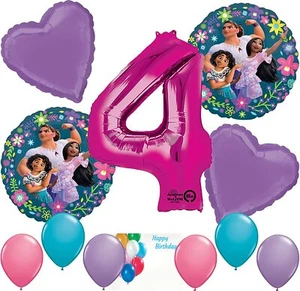 Disney Encanto Party Supplies Princess Balloon Decoration Bouquet 4th Birthday - Picture 1 of 1