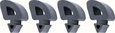 OER Rubber Hood Side Bumper Stopper Set For 1967-1972 Chevy and GMC Pickup Truck - Image 1 of 3