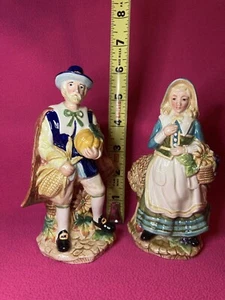 Salt Pepper Shakers Fitz & Floyd Thanksgiving Classics Retired Harvest Heritage - Picture 1 of 11