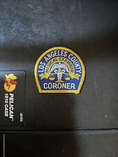 Los Angeles County Coroner Hat Patch (Rare)