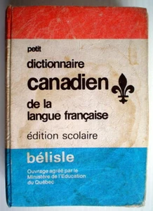 ANCIEN LIVRE SCOLAIRE DE 1969 PETIT DICTIONNAIRE CANADIEN DE LA LANGUE FRANÇAISE - Imagen 1 de 3