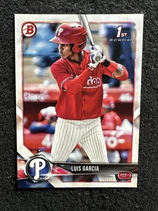 LUIS GARCIA 2018 Bowman Baseball QTY #BP75 Philadelphia Phillies - Picture 1 of 2