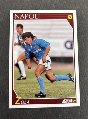 1992 Score Calciatori Italy Soccer Gianfranco Zola Napoli #190 - Image 1 of 2