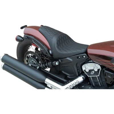 Bobber Scout Drag Specialties Black Diamond Stitch 3/4 asiento individual indio 18-23 Foto 1 de 2