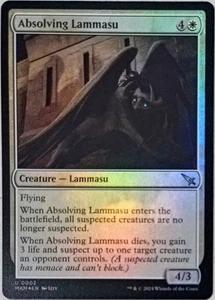 MTG Absolving Lammasu Murders at Karlov Manor #0002 Foil Uncommon - Picture 1 of 2