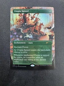 Utopia Sprawl Borderless Foil Magic Gathering encantamiento R - Imagen 1 de 3