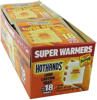 HotHands Extra Large 18 Hour Super Hand and Body Warmer - 40 Pack Case - Image 1 of 3