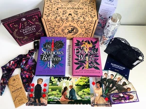 SIGNED The Shadows Between Us & Darkness Within Us Tricia Levenseller FAIRYLOOT - Picture 1 of 24